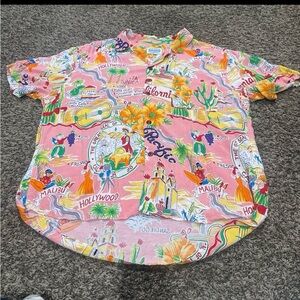 Jams world, vintage California button-down shirt, men’s size XL